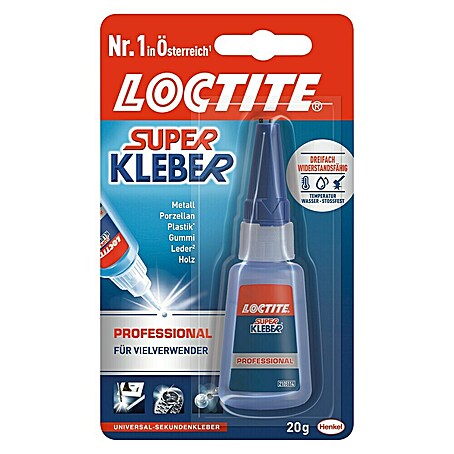 Loctite Alleskleber Superkleber Professional (20 g, Flüssig)