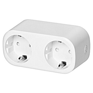 Strujni razdjelnik Wi-Fi, dvostruki (16 A, 3.680 W, Boja: Bijela)
