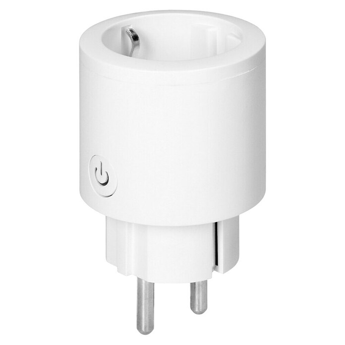 WiFi utičnica s utikačem  (16 A, 3.680 W, Boja: Bijela) | BAUHAUS