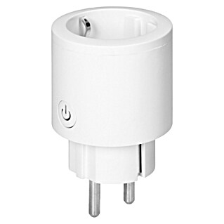 WiFi utičnica s utikačem (16 A, 3.680 W, Boja: Bijela)
