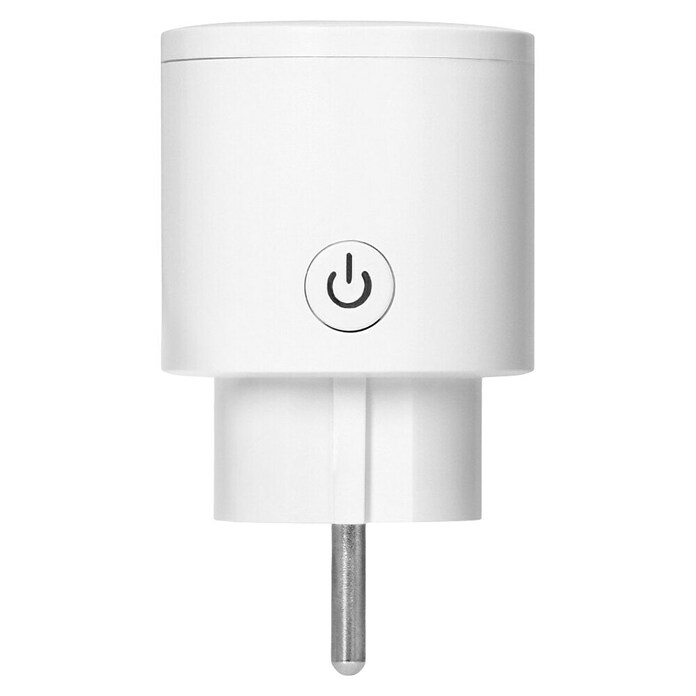 WiFi utičnica s utikačem  (16 A, 3.680 W, Boja: Bijela) | BAUHAUS