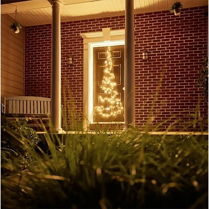 Kerstverlichting Fairybell Deurkerstboom - 2,10 meter (Ø x h: 85 x 210 cm, Aantal lichtbronnen: 120 st., Warm wit) | BAUHAUS