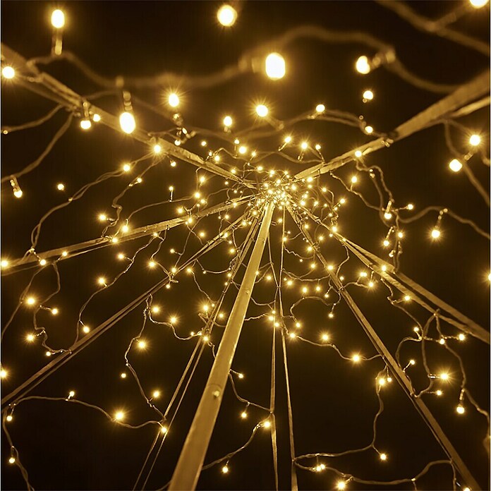 Kerstverlichting Fairybell - 4 m - incl. mast (Ø x h: 2 x 4 m, Aantal lichtbronnen: 640 st., Warm wit) | BAUHAUS