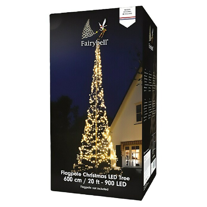 Kerstverlichting Fairybell - 6 meter (Ø x h: 270 cm x 6 m, Aantal lichtbronnen: 900 st., Warm wit) | BAUHAUS