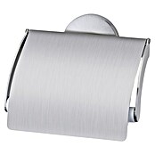 Fackelmann Fusion Toilettenpapierhalter (Mit Deckel, Silber gebürstet, Matt) | BAUHAUS