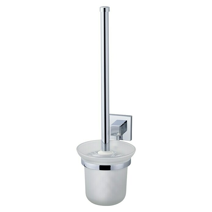 Fackelmann Mare WC-Bürstengarnitur (Metall, Chrom, Weiß) | BAUHAUS