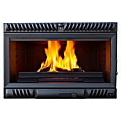 Insert de leña 800A (12 kW, Volumen de calefacción: 362,5 m³, Negro) | BAUHAUS