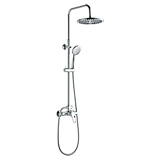 Rousseau Sistema de ducha Astro (Con grifo monomando, Número de tipos de chorro: 5 ud., Cromo)