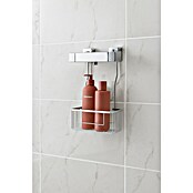 CM Baños Cesta de baño portagel (L x An x Al: 13,5 x 46 x 30,5 cm, Plateado)