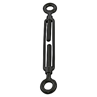 Spannschloss (Gewinde: M 5, Schwarz, Passend für: Zusammenhalten von Bauteilen durch Zugspannung)