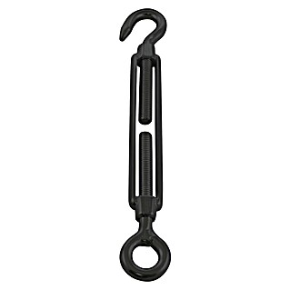 Marinetech Spannschloss (Edelstahl, Ausstattung: 1 Auge, Schwarz/Matt)