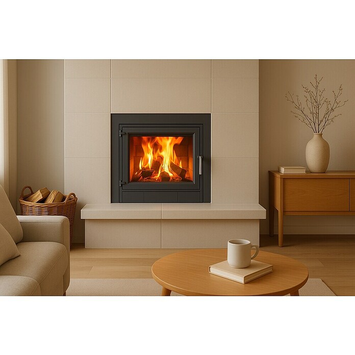 Hogar Iron 60 (9 kW, Volumen de calefacción: 180 m³, Antracita) | BAUHAUS