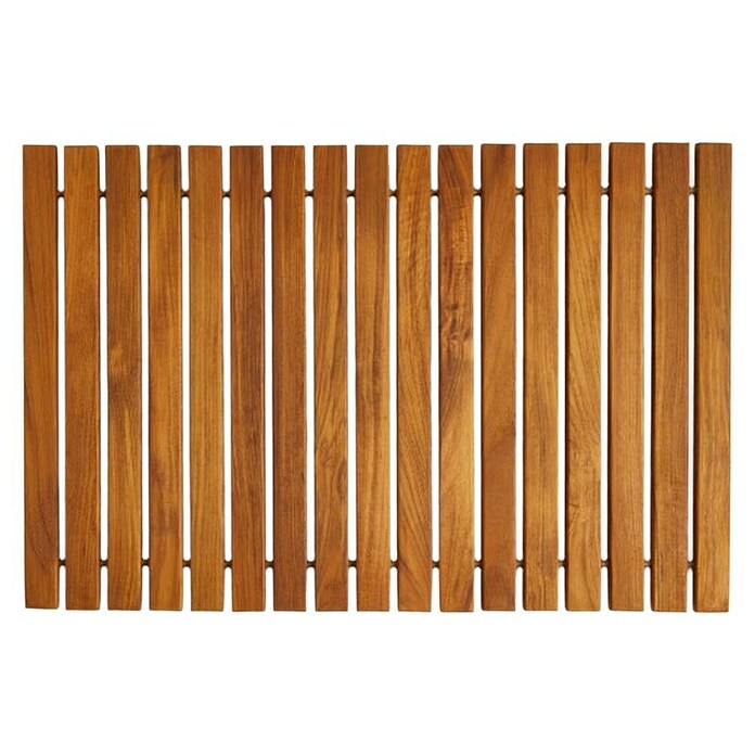 Alfombra de baño Teca (40 x 60 cm, Teca)