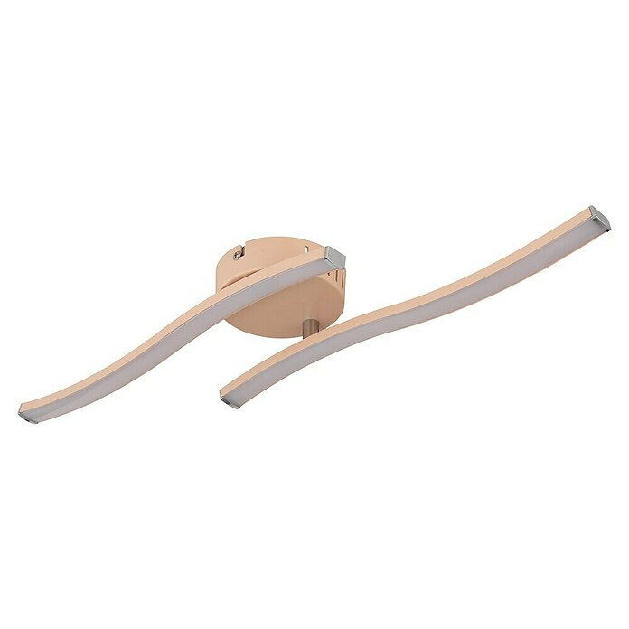 Globo Led-plafondlamp Tyler (Perziek, l x b x h: 51,5 x 10 x 7,2 cm, 12 W) | BAUHAUS