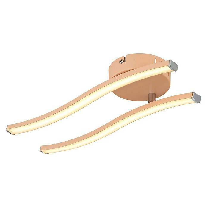 Globo Led-plafondlamp Tyler (Perziek, l x b x h: 51,5 x 10 x 7,2 cm, 12 W) | BAUHAUS
