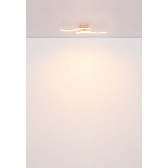 Globo Led-plafondlamp Tyler (Perziek, l x b x h: 51,5 x 10 x 7,2 cm, 12 W) | BAUHAUS
