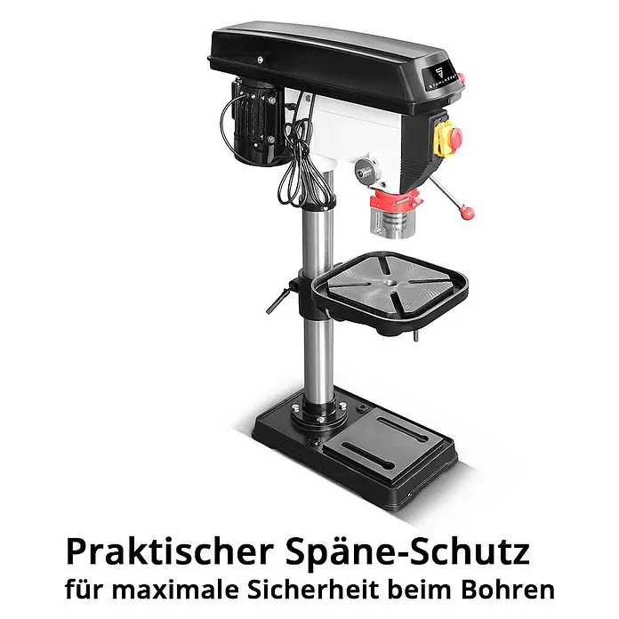 STAHLWERK Bohrmaschine BD-550 ST Säulenbohrmaschine 550W Leistung -  - Der Stahlwerk Tischbohrmaschine mit praktischem Späneschutz für maximale Sicherheit.