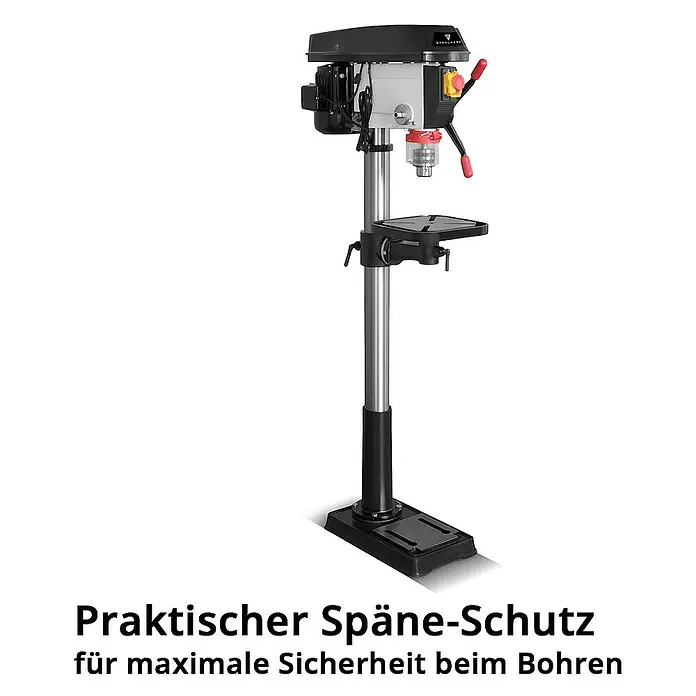 STAHLWERK Bohrmaschine BD-900 ST Säulenbohrmaschine 900W Leistung -  - Die Standbohrmaschine mit ihrem praktischen Späneschutz für maximale Sicherheit beim Bohren.