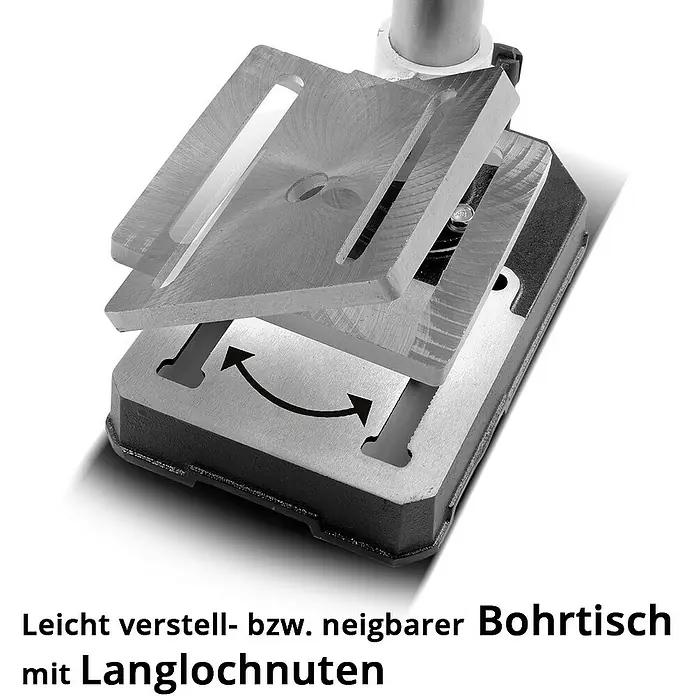 STAHLWERK Bohrmaschine BD-350 ST Säulenbohrmaschine 350W Leistung -  - Leicht verstell- bzw. neigbarer Bohrtisch mit Langlochnuten für präzises Bohren. Ideal für Werkstatt und Heimwerker.