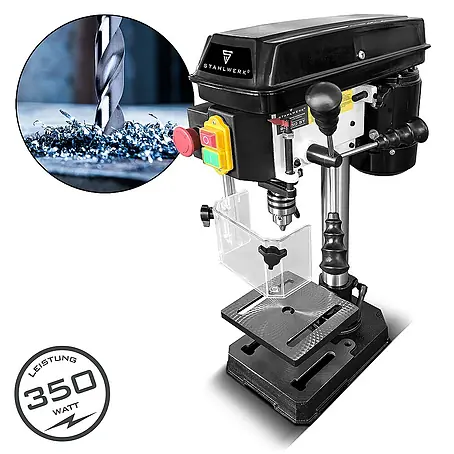 STAHLWERK  Bohrmaschine BD-350 ST Säulenbohrmaschine 350W Leistung