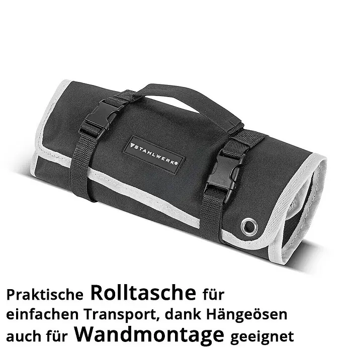 STAHLWERK Zangen-Set Gripzangen Set 6-teilig -  - Praktische Rolltasche von Stahlwerk, ideal für Werkzeuge und Zubehör. Robust und einfach zu transportieren, perfekt für Handwerker.