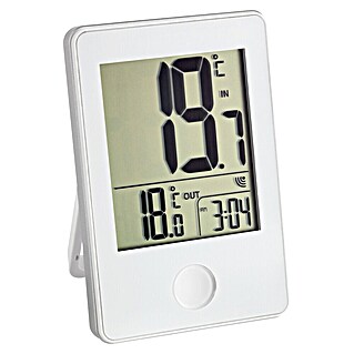 TFA Dostmann Draadloze thermometer Pop (Digitaal, l x b x h: 60 x 23 x 90 mm, Wit)