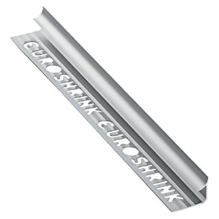 Perfil de esquina (Aluminio, Plata, 2,5 m x 13 mm x 12 mm)