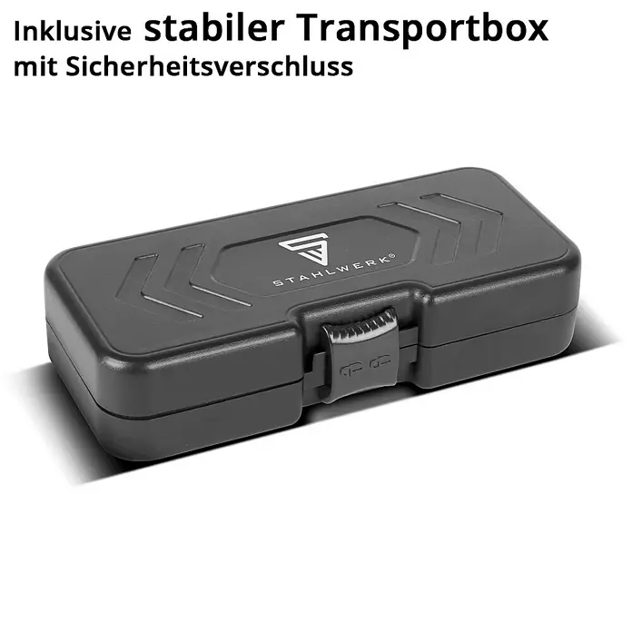STAHLWERK Bohrer-Set SDS-Plus-Bohrer Set 8-teilig, 5-12 mm -  - Inklusive stabiler Transportbox mit Sicherheitsverschluss von Stahlwerk für Werkzeuge und Zubehör.