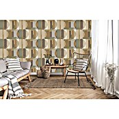 Vliesbehang Sojo Bruin/Groen (Bruin / Groen, 10 m x 53 cm) | BAUHAUS