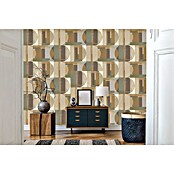 Vliesbehang Sojo Bruin/Groen (Bruin / Groen, 10 m x 53 cm) | BAUHAUS