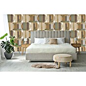 Vliesbehang Sojo Bruin/Groen (Bruin / Groen, 10 m x 53 cm) | BAUHAUS