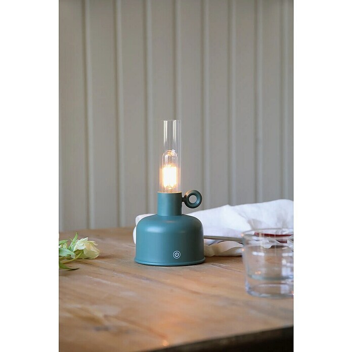 Markslöjd Accu-tafellamp Astrid (Donker Groen, 2 W, Ø x h: 11 x 22 cm) | BAUHAUS