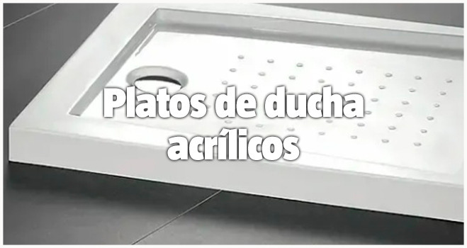  Platos de ducha acrilicos 