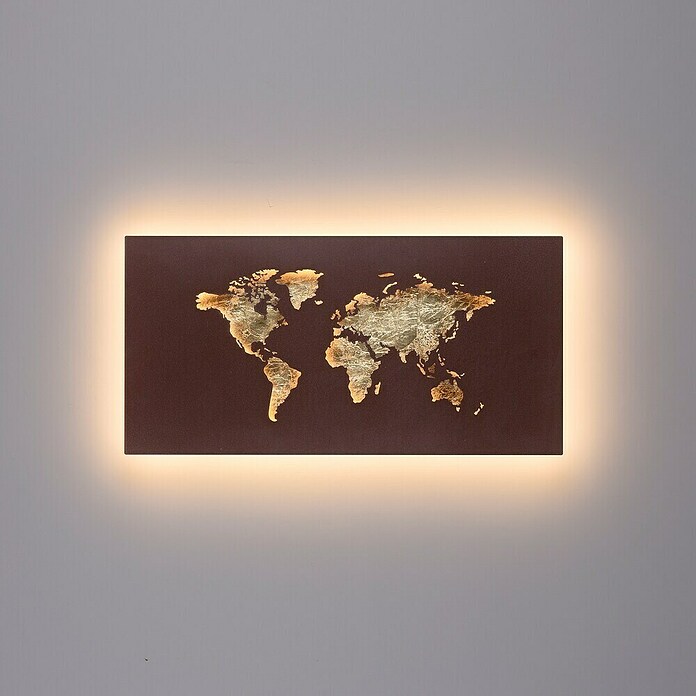 Paul Neuhaus Wandlamp Map (25 W, Roestbruin) | BAUHAUS