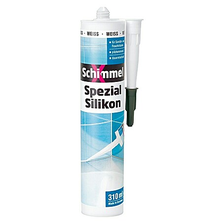 SchimmelX Silikon Spezial-Silikon (Weiß, 310 ml)