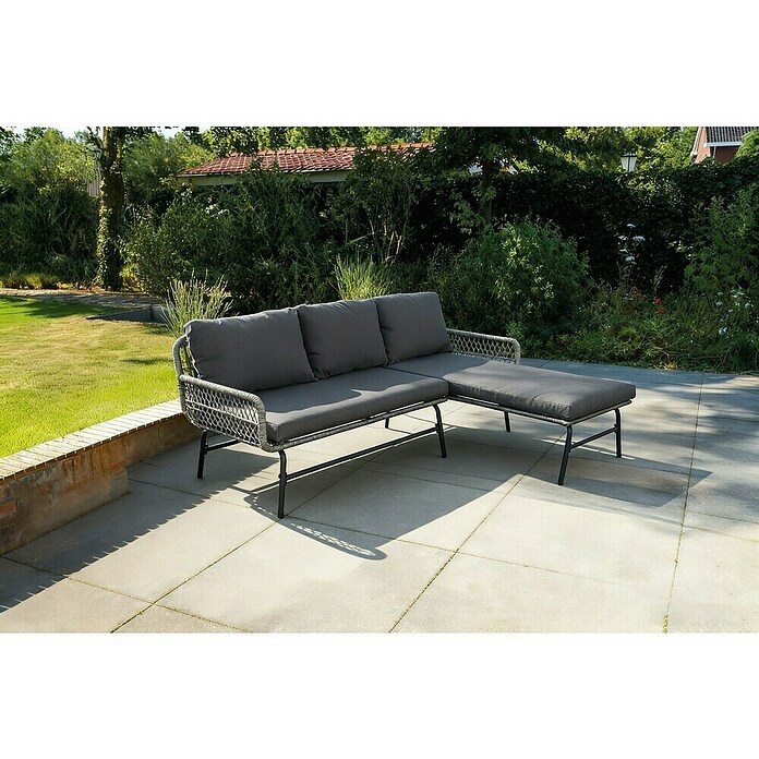 Loungebank Nice (Grijs) | BAUHAUS