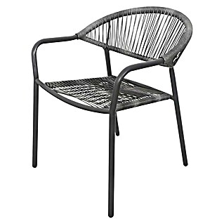Stapelstoel Wicker (Grijs, b x d x h: 57 x 62 x 78 cm)