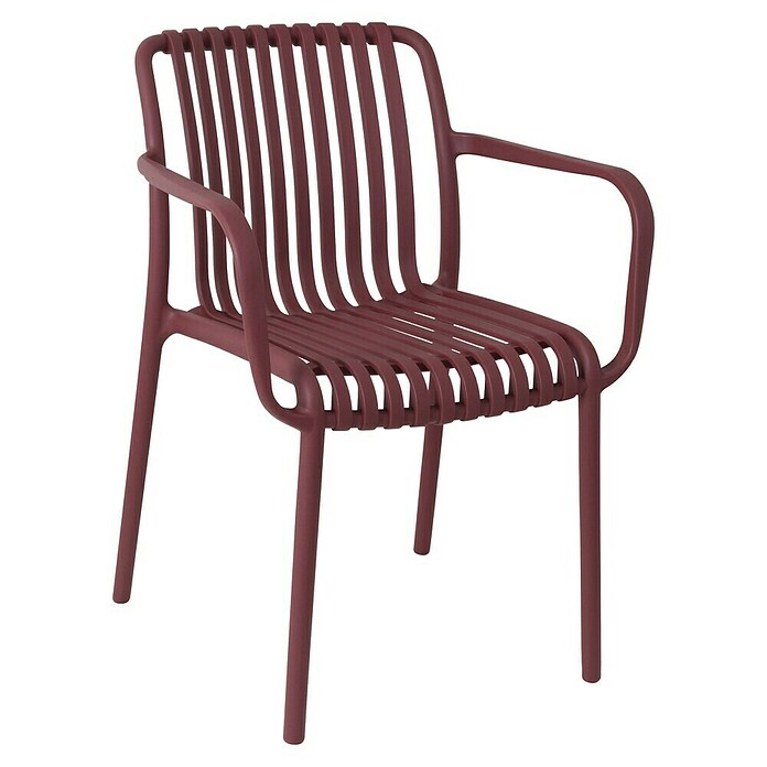 Tuinstoel Paris (Marsala, Kunststof, Stapelbaar) | BAUHAUS
