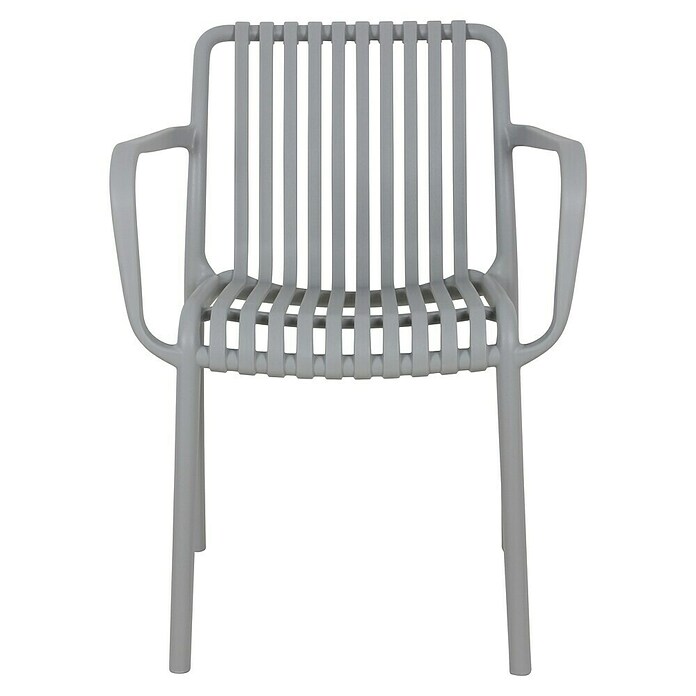 Tuinstoel Paris (Grijs, Kunststof, Stapelbaar) | BAUHAUS