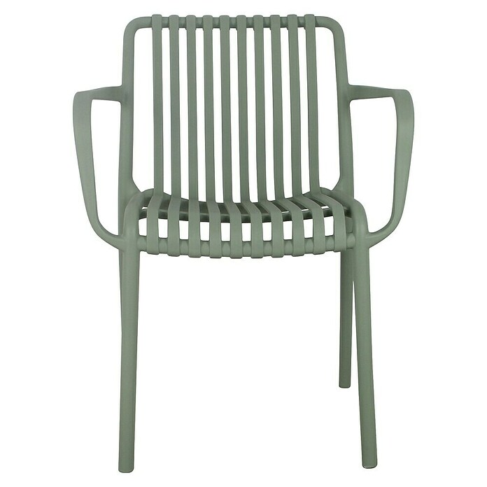 Tuinstoel Paris (Groen, Kunststof, Stapelbaar) | BAUHAUS