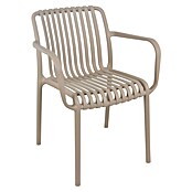 Tuinstoel Paris (Taupe, Kunststof, Stapelbaar) | BAUHAUS