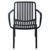 Tuinstoel Paris (Antraciet, Kunststof, Stapelbaar) | BAUHAUS
