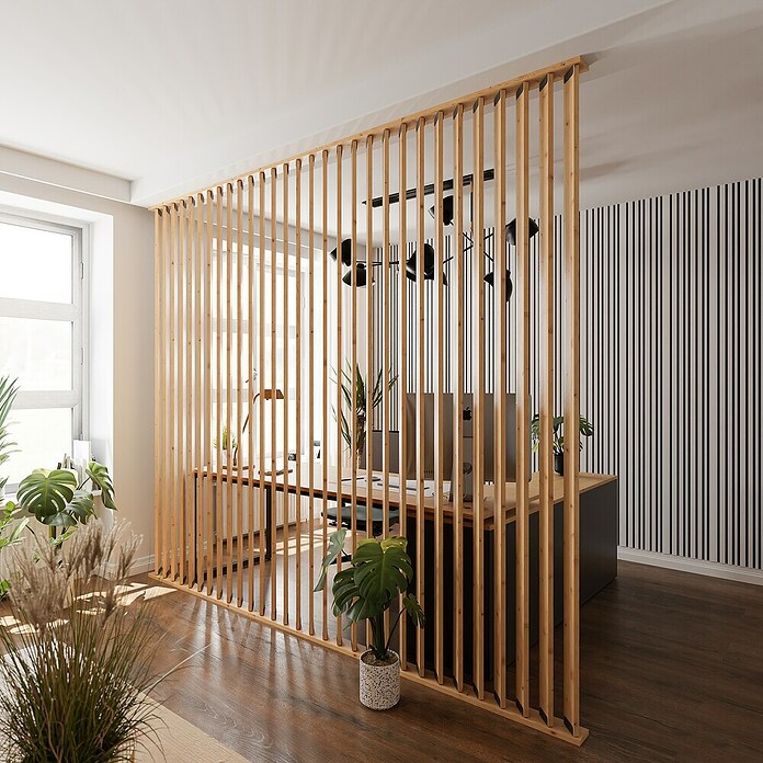 Radex Divisor de espacios (An x Al: 100 x 254 cm, Pino, Móvil) | BAUHAUS