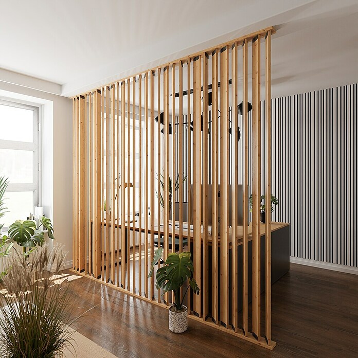 Radex Divisor de espacios (An x Al: 100 x 254 cm, Pino, Móvil) | BAUHAUS
