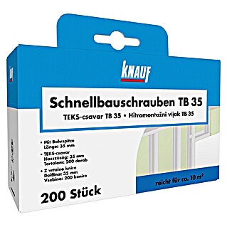 Knauf Schnellbauschraube TB (Durchmesser: 3,5 mm, Länge: 35 mm, 200 Stk.)