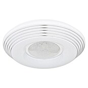 Globo Okrugla stropna LED svjetiljka Pillo  (Ø x V: 39 x 7 cm, Boja kućišta: Bijela, Hladna bijela) | BAUHAUS