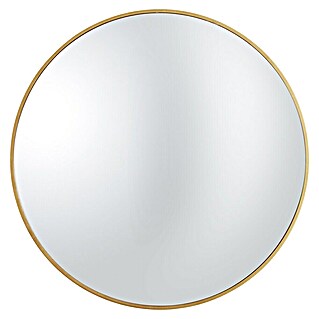 Wandspiegel Jonna (Durchmesser: 45 cm, Gold)