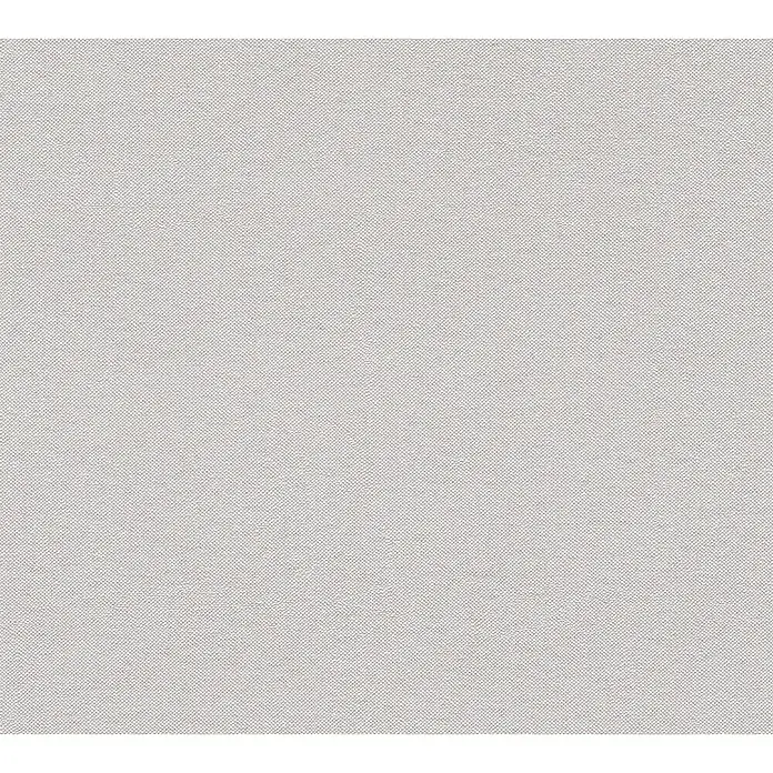 A.S. Création Hygge 3 Vliestapete - Hellgrau I, Uni, 10,05 x 0,53 m - Feine graue Stoffstruktur, ideal für Hintergründe und Texturen. Die dezente Maserung verleiht jedem Design eine elegante Note.
