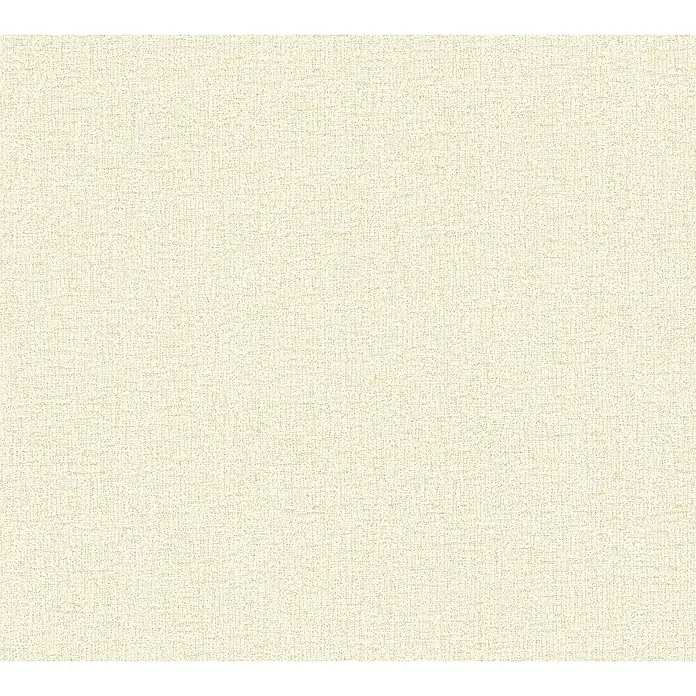A.S. Création Cosmoliving by Cosmopolitan Vliestapete - Hellcreme, Uni, 10,05 x 0,53 m - Helles, beigefarbenes Textilgewebe mit feiner Struktur. Ideal für neutrale Hintergründe oder Polsterungen, bietet eine dezente Eleganz.