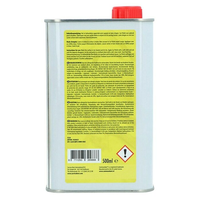 Commandant Polish Car 5 (500 ml) | BAUHAUS